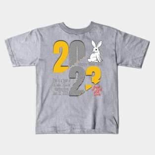 2023 Year of the Rabbit Kids T-Shirt